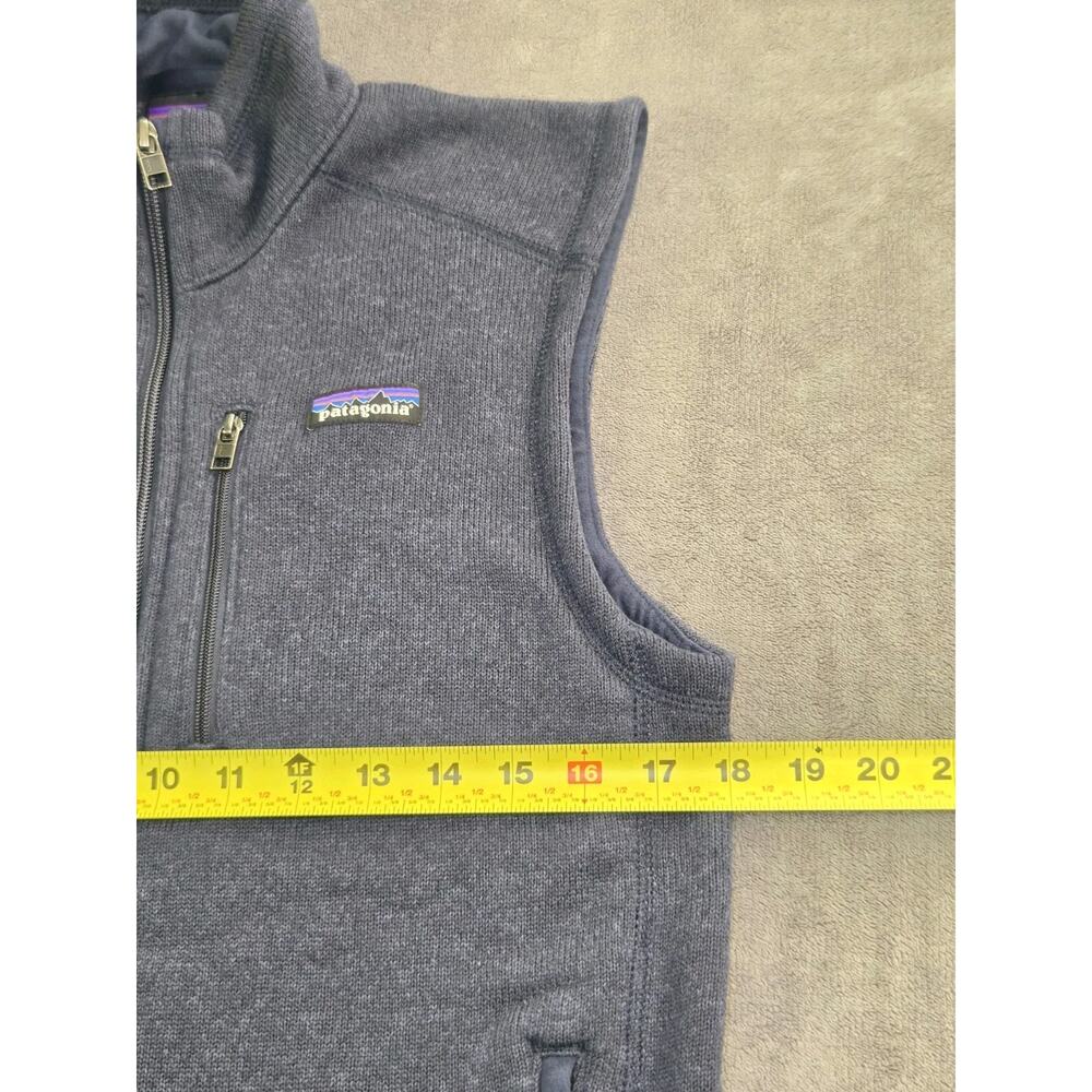 Patagonia Better Sweater Vest Mens Size S Full Zip Fleece Outdoors Blue Z3-105 - Picture 3 of 10